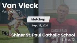 Matchup: Van Vleck High vs. Shiner St. Paul Catholic School 2020