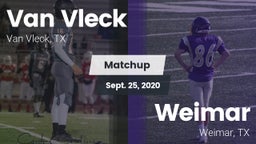 Matchup: Van Vleck High vs. Weimar  2020