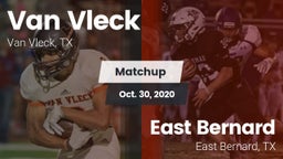 Matchup: Van Vleck High vs. East Bernard  2020