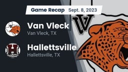 Recap: Van Vleck  vs. Hallettsville  2023