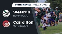 Recap: Westran  vs. Carrollton  2017