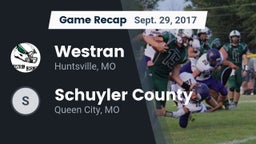 Recap: Westran  vs. Schuyler County 2017