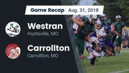 Recap: Westran  vs. Carrollton  2018