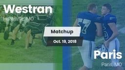 Matchup: Westran  vs. Paris  2018