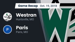 Recap: Westran  vs. Paris  2018
