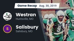 Recap: Westran  vs. Salisbury  2019