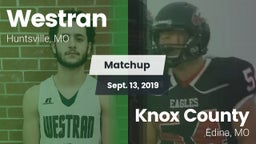 Matchup: Westran  vs. Knox County  2019