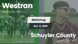 Matchup: Westran  vs. Schuyler County 2019