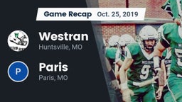Recap: Westran  vs. Paris  2019