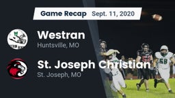 Recap: Westran  vs. St. Joseph Christian  2020