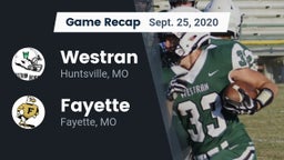 Recap: Westran  vs. Fayette  2020