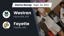 Recap: Westran  vs. Fayette  2021