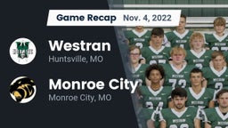 Recap: Westran  vs. Monroe City  2022