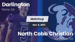 Matchup: Darlington High vs. North Cobb Christian  2017