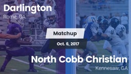 Matchup: Darlington High vs. North Cobb Christian  2017