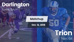 Matchup: Darlington High vs. Trion  2018