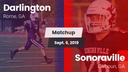 Matchup: Darlington High vs. Sonoraville  2019