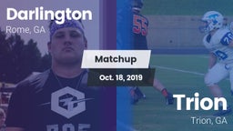 Matchup: Darlington High vs. Trion  2019