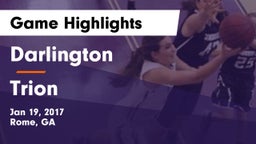 Darlington  vs Trion  Game Highlights - Jan 19, 2017