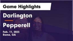 Darlington  vs Pepperell  Game Highlights - Feb. 11, 2023