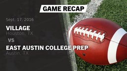Recap: Village  vs. East Austin College Prep 2016