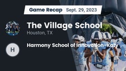 Recap: The Village School vs. Harmony School of Innovation-Katy 2023