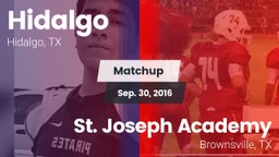 Matchup: Hidalgo  vs. St. Joseph Academy  2016