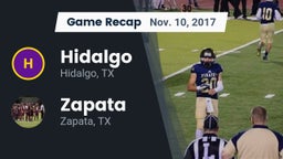 Recap: Hidalgo  vs. Zapata  2017