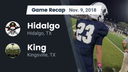 Recap: Hidalgo  vs. King  2018
