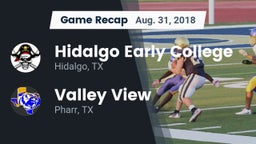 Recap: Hidalgo Early College  vs. Valley View  2018