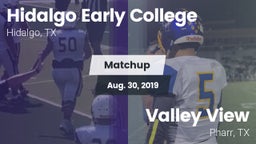 Matchup: Hidalgo  vs. Valley View  2019