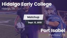 Matchup: Hidalgo  vs. Port Isabel  2019