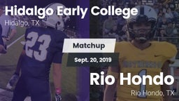 Matchup: Hidalgo  vs. Rio Hondo  2019