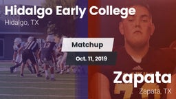 Matchup: Hidalgo  vs. Zapata  2019