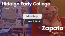 Matchup: Hidalgo  vs. Zapata  2020