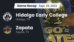 Recap: Hidalgo Early College  vs. Zapata  2023