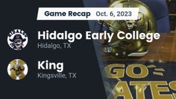 Recap: Hidalgo Early College  vs. King  2023