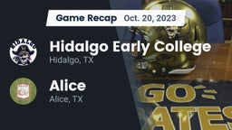 Recap: Hidalgo Early College  vs. Alice  2023