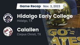 Recap: Hidalgo Early College  vs. Calallen  2023