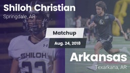 Matchup: Shiloh Christian vs. Arkansas  2018