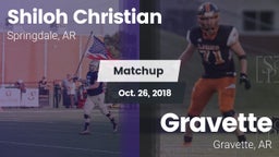 Matchup: Shiloh Christian vs. Gravette  2018