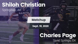 Matchup: Shiloh Christian vs. Charles Page  2020