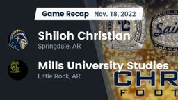 Recap: Shiloh Christian  vs. Mills University Studies  2022