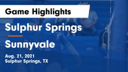 Sulphur Springs  vs Sunnyvale  Game Highlights - Aug. 21, 2021