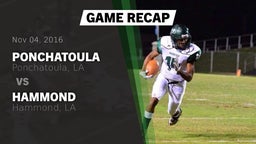 Recap: Ponchatoula  vs. Hammond  2016