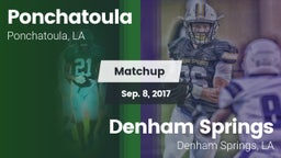 Matchup: Ponchatoula High vs. Denham Springs  2017
