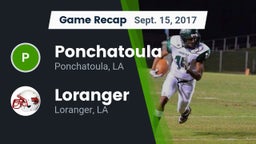 Recap: Ponchatoula  vs. Loranger  2017