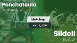 Matchup: Ponchatoula High vs. Slidell  2018