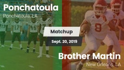 Matchup: Ponchatoula High vs. Brother Martin  2019