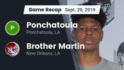 Recap: Ponchatoula  vs. Brother Martin  2019